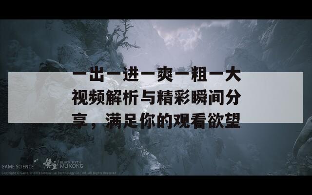 一出一进一爽一粗一大视频解析与精彩瞬间分享，满足你的观看欲望