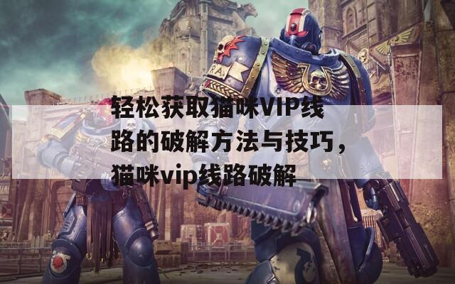 轻松获取猫咪VIP线路的破解方法与技巧，猫咪vip线路破解