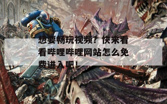 想要畅玩视频？快来看看哔哩哔哩网站怎么免费进入吧！