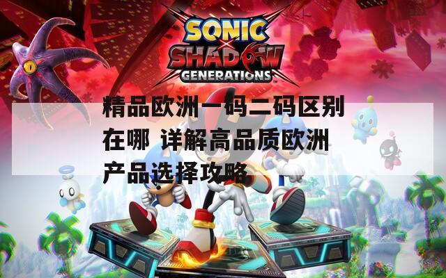 精品欧洲一码二码区别在哪 详解高品质欧洲产品选择攻略
