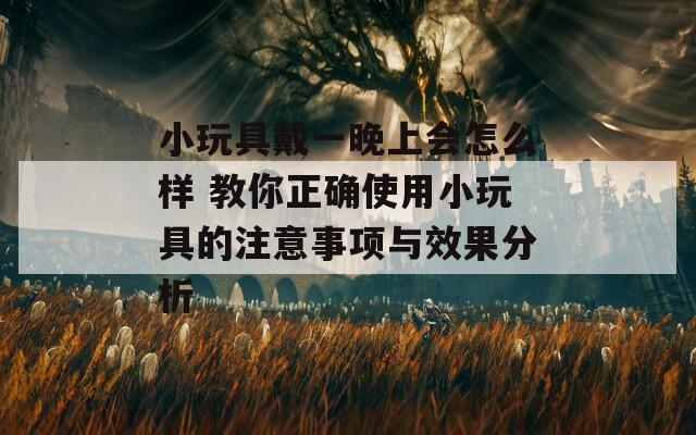 小玩具戴一晚上会怎么样 教你正确使用小玩具的注意事项与效果分析  第1张