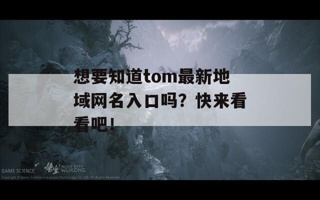 想要知道tom最新地域网名入口吗？快来看看吧！