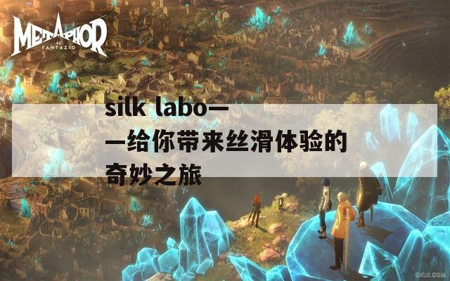 silk labo——给你带来丝滑体验的奇妙之旅
