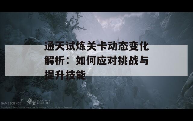 通天试炼关卡动态变化解析：如何应对挑战与提升技能