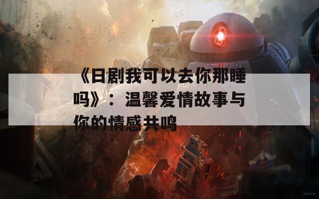 《日剧我可以去你那睡吗》：温馨爱情故事与你的情感共鸣  第1张