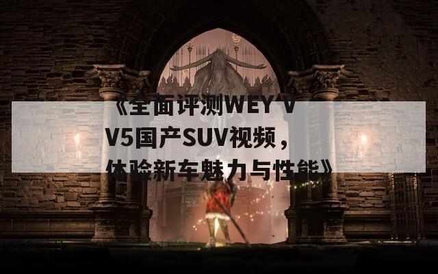 《全面评测WEY VV5国产SUV视频，体验新车魅力与性能》
