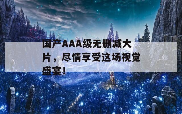 国产AAA级无删减大片，尽情享受这场视觉盛宴！