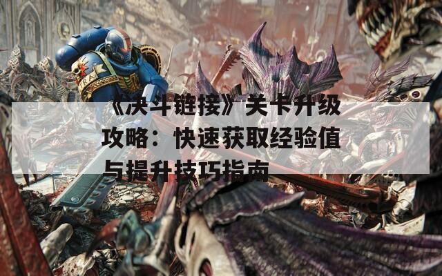 《决斗链接》关卡升级攻略：快速获取经验值与提升技巧指南