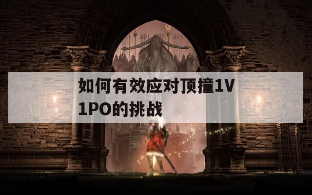如何有效应对顶撞1V1PO的挑战