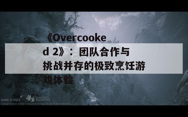 《Overcooked 2》：团队合作与挑战并存的极致烹饪游戏体验  第1张