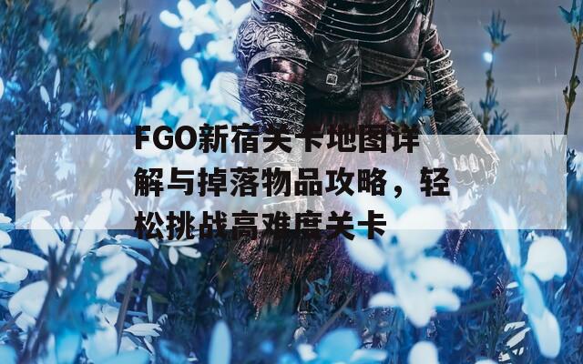 FGO新宿关卡地图详解与掉落物品攻略，轻松挑战高难度关卡