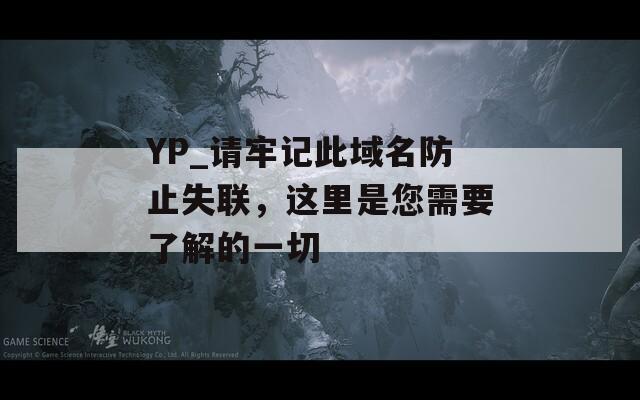YP_请牢记此域名防止失联，这里是您需要了解的一切