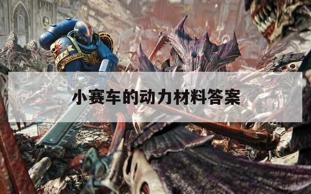 小赛车的动力材料答案