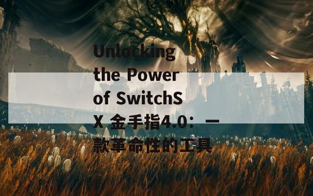 Unlocking the Power of SwitchSX 金手指4.0：一款革命性的工具