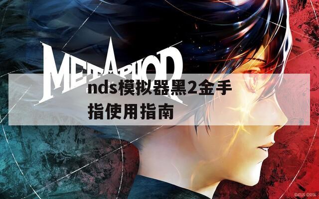 nds模拟器黑2金手指使用指南