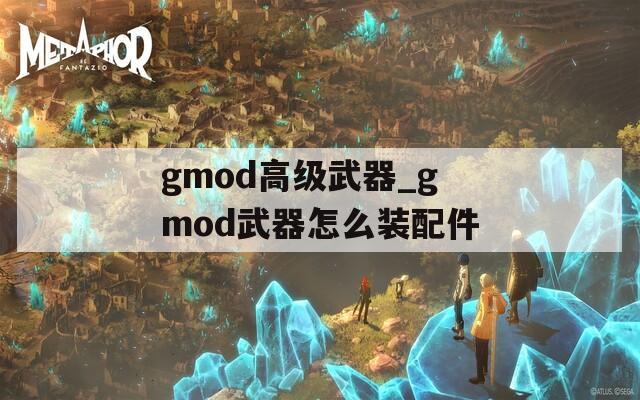 gmod高级武器_gmod武器怎么装配件