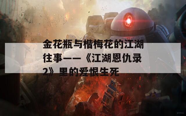 金花瓶与楷梅花的江湖往事——《江湖恩仇录2》里的爱恨生死