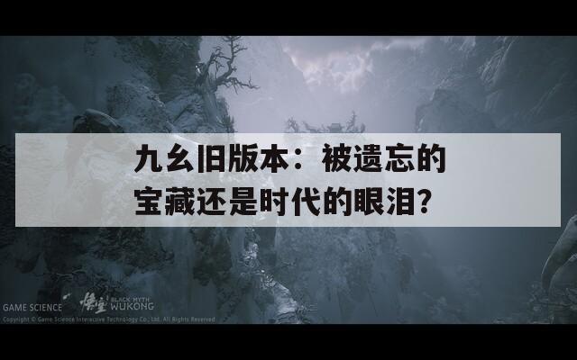 九幺旧版本：被遗忘的宝藏还是时代的眼泪？