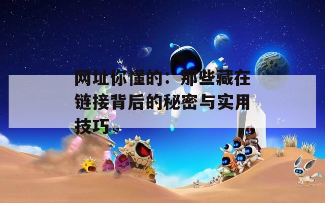 网址你懂的：那些藏在链接背后的秘密与实用技巧  第1张