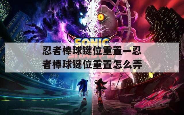 忍者棒球键位重置—忍者棒球键位重置怎么弄