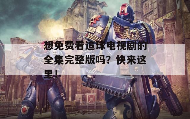 想免费看追球电视剧的全集完整版吗？快来这里！