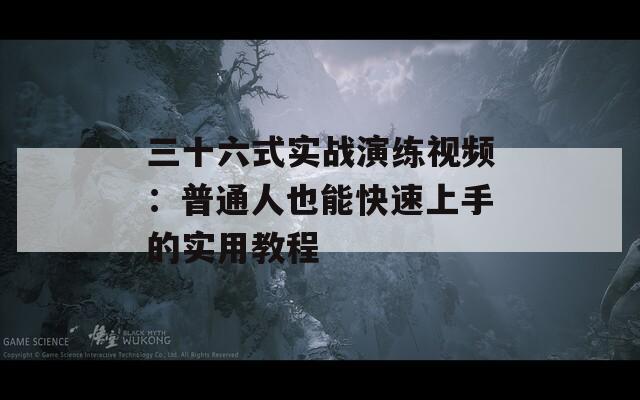 三十六式实战演练视频：普通人也能快速上手的实用教程