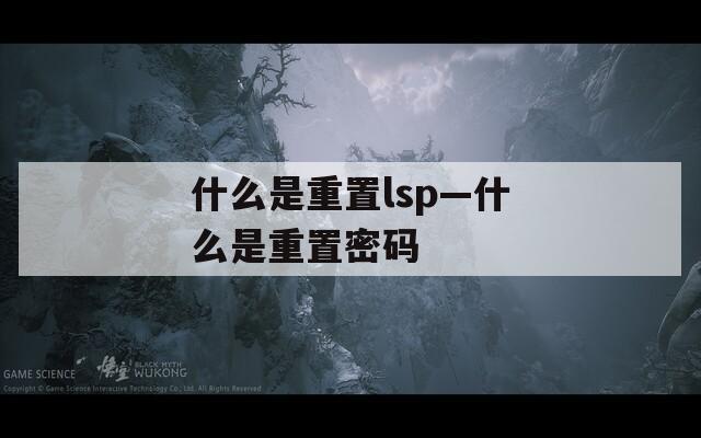 什么是重置lsp—什么是重置密码  第1张