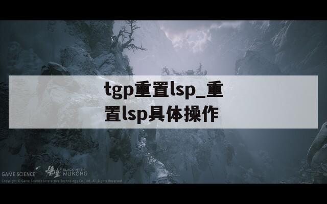 tgp重置lsp_重置lsp具体操作  第1张