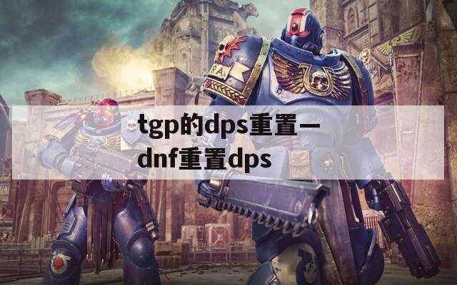 tgp的dps重置—dnf重置dps