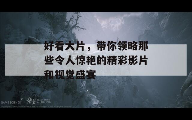 好看大片，带你领略那些令人惊艳的精彩影片和视觉盛宴