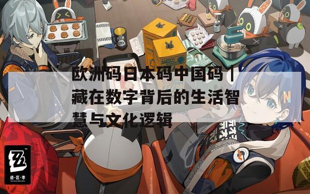 欧洲码日本码中国码｜藏在数字背后的生活智慧与文化逻辑  第1张