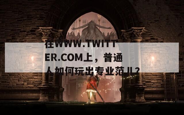 在WWW.TWITTER.COM上，普通人如何玩出专业范儿？  第1张