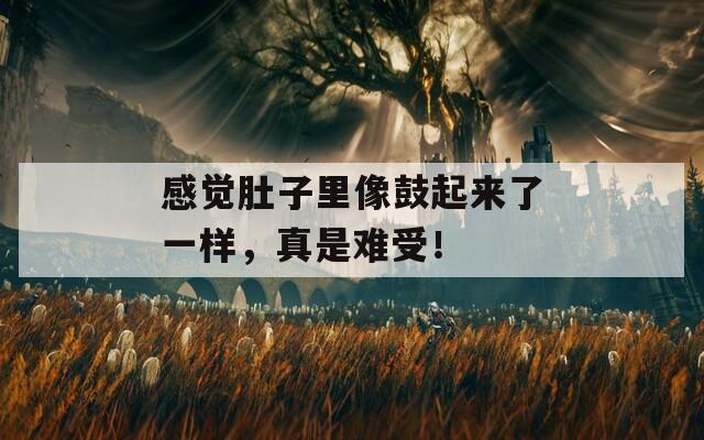 感觉肚子里像鼓起来了一样，真是难受！
