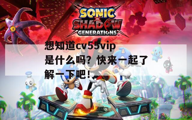 想知道cv55vip是什么吗？快来一起了解一下吧！  第1张