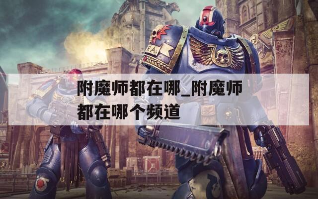 附魔师都在哪_附魔师都在哪个频道