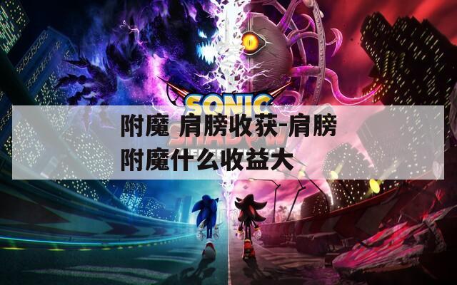 附魔 肩膀收获-肩膀附魔什么收益大