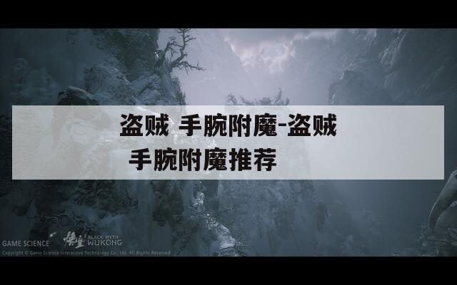 盗贼 手腕附魔-盗贼 手腕附魔推荐  第1张