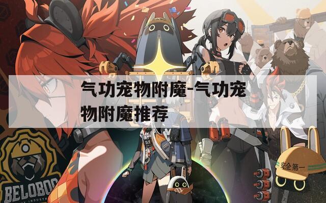 气功宠物附魔-气功宠物附魔推荐  第1张