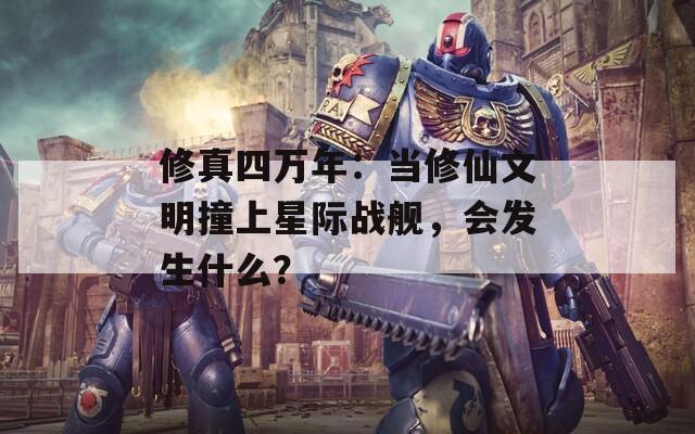 修真四万年：当修仙文明撞上星际战舰，会发生什么？