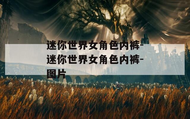 迷你世界女角色内裤-迷你世界女角色内裤-图片
