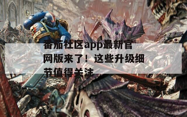 番茄社区app最新官网版来了！这些升级细节值得关注