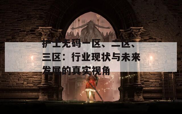 护士无码一区、二区、三区：行业现状与未来发展的真实视角
