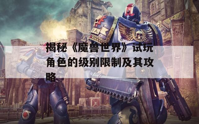 揭秘《魔兽世界》试玩角色的级别限制及其攻略